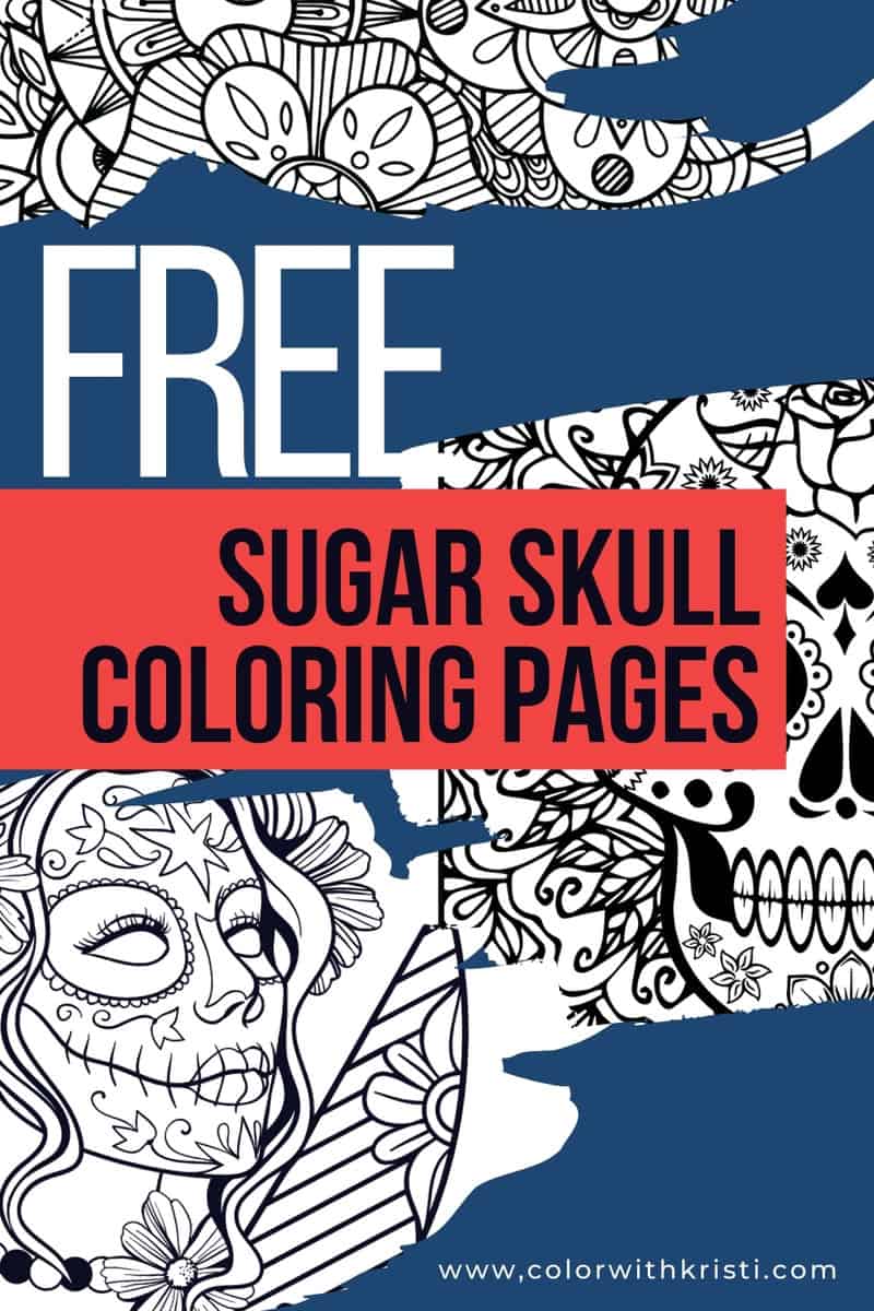 free sugar skull coloring pages