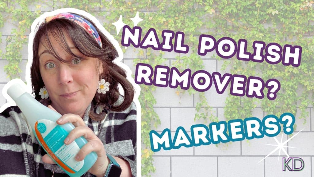 can you use nail polish remover to refill dry alcohol markers