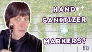 can I use hand sanitizer to refill and revive my dry alcohol markers?